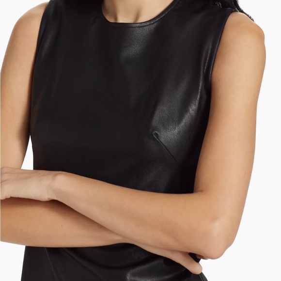 Spanx Faux Leather Sheath Dress - Picture 6 of 7